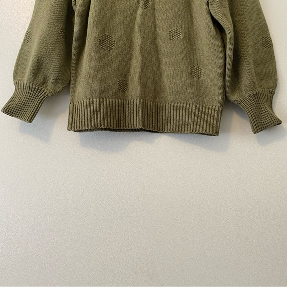 Madewell Eaton Dotted puffSleeve Pullover Sweater - Picture 5 of 13